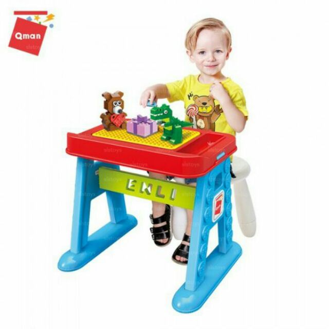 Trọn bộ lego 1104 chi tiết và bàn xếp cho bé