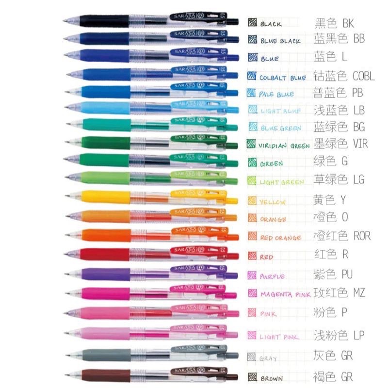 BÚT GEL SARASA CLIP 0.5mm - MADE IN JAPAN