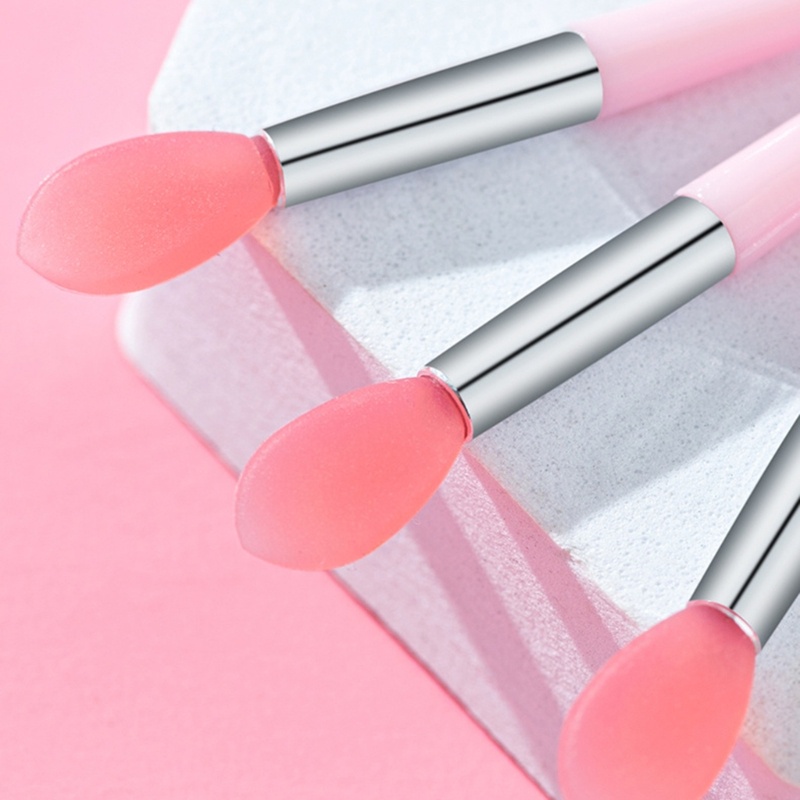 Set 10 Cọ Tô Son Môi Chất Liệu Silicone Tiện Dụng