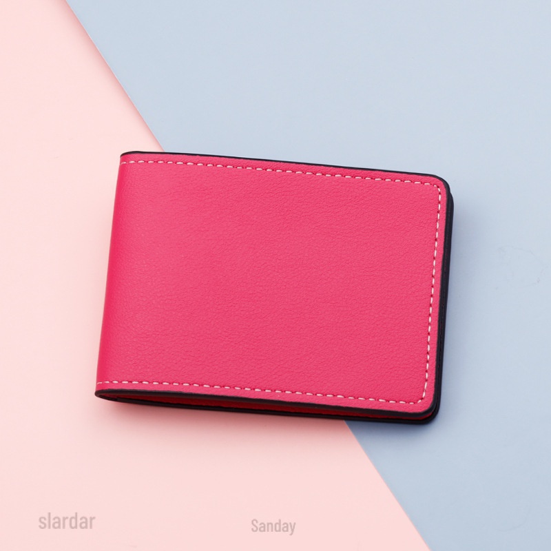 Ví Da Đựng Bằng Lái Xe Có 2 Ngăn Đựng Thẻ Siêu Mỏng Dành Cho Nam Nữ