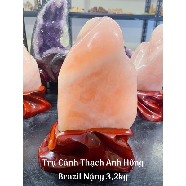 Trụ Đá Cảnh Hồng Phong Thuỷ - Đá Trang Trí