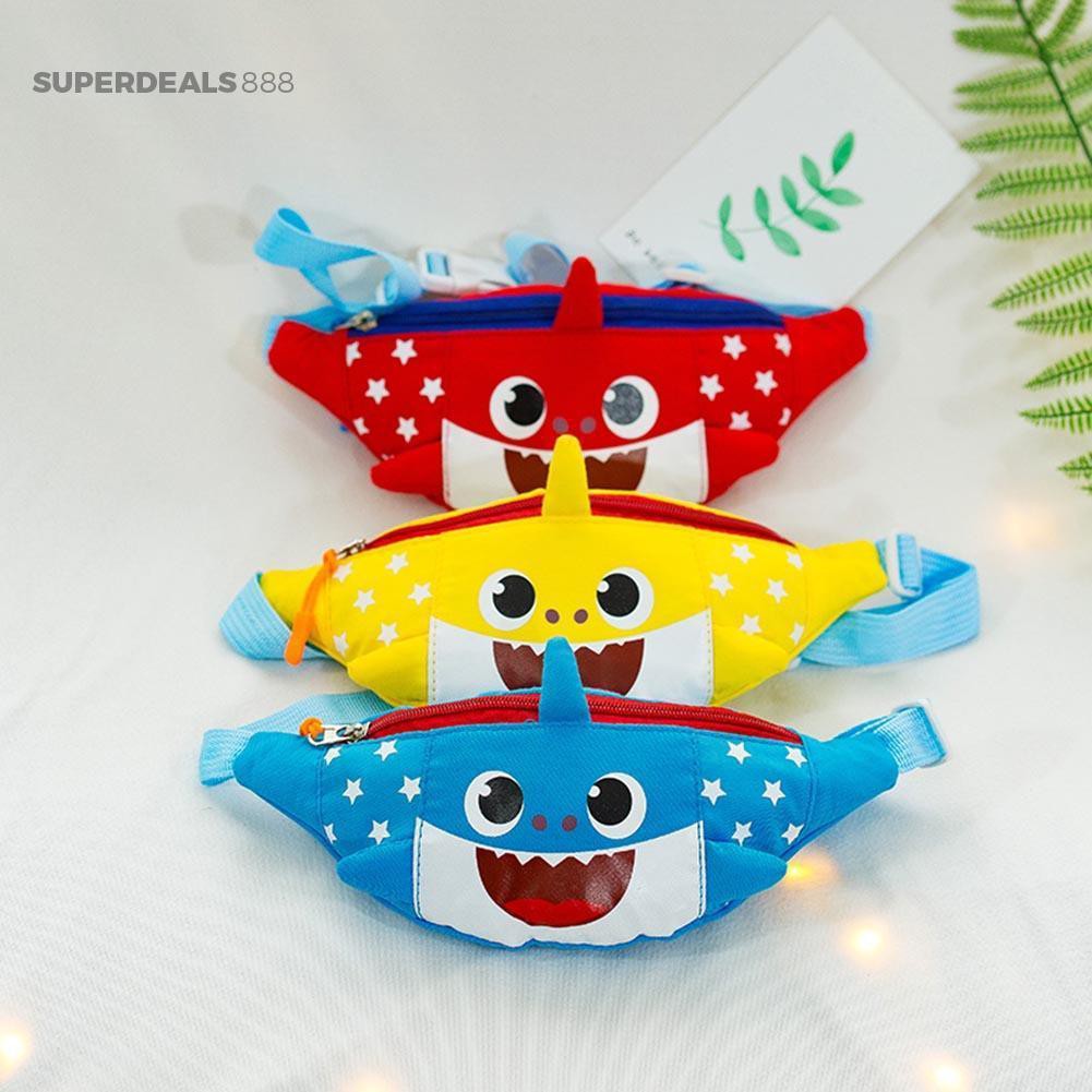 Túi đeo trước ngực hình cá mập đáng yêu hợp thời trang cho bé | BigBuy360 - bigbuy360.vn