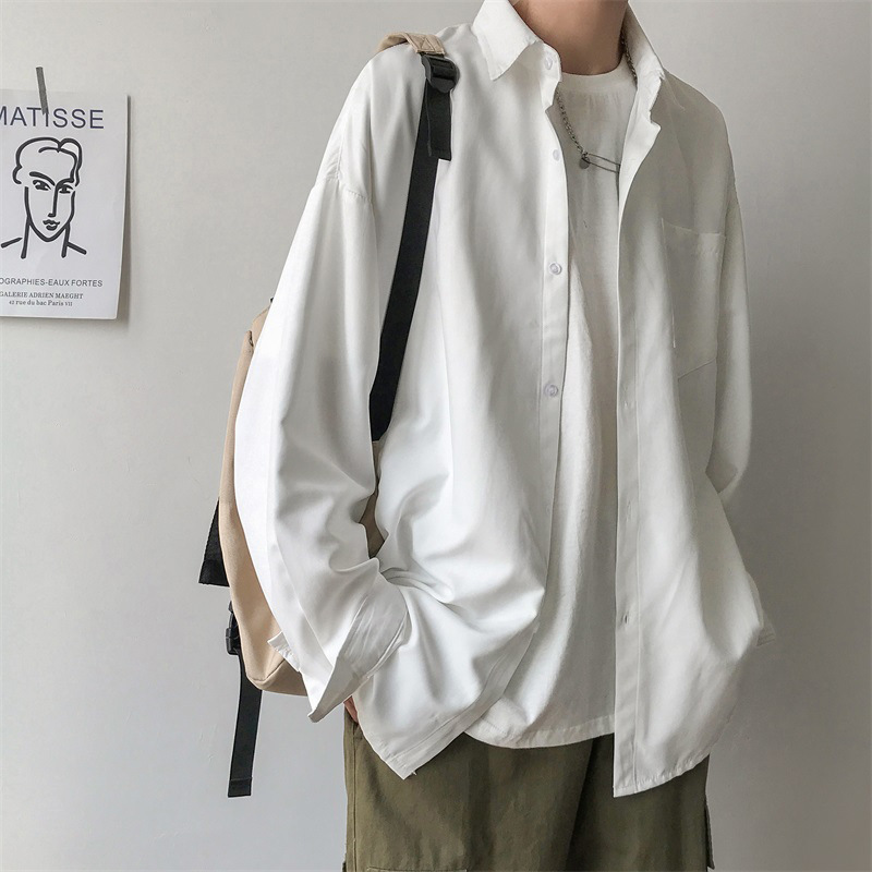 Áo Sơ Mi Nam Tay Dài Thời Trang Hàn Quốc 4 Màu Thanh Lịch 2020