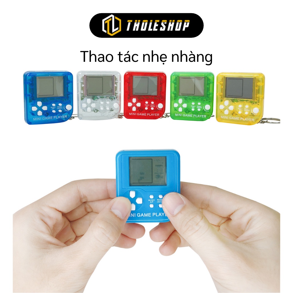 Máy Chơi Game Mini - Móc Khóa Kiêm Máy Chơi Gam Tích Hợp 26 Trò Chơi Cổ Điển 7611