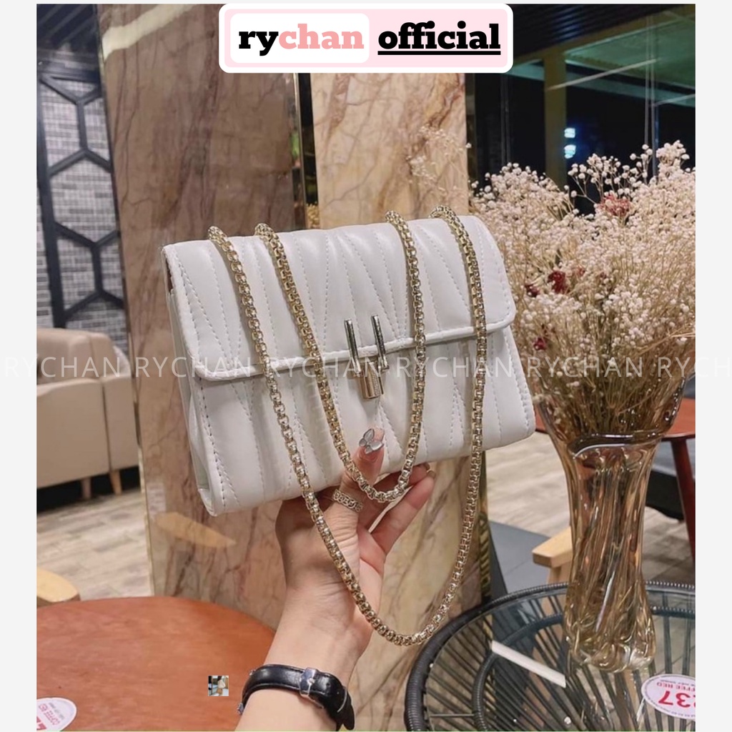 Túi Xách Mini Dây Xích Khoá Gập Size 20cm