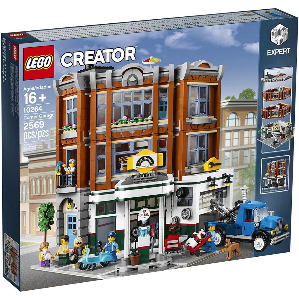 10264  Đồ chơi lắp ráp Iego Creator Expert Corner Garage -  Gara góc phố