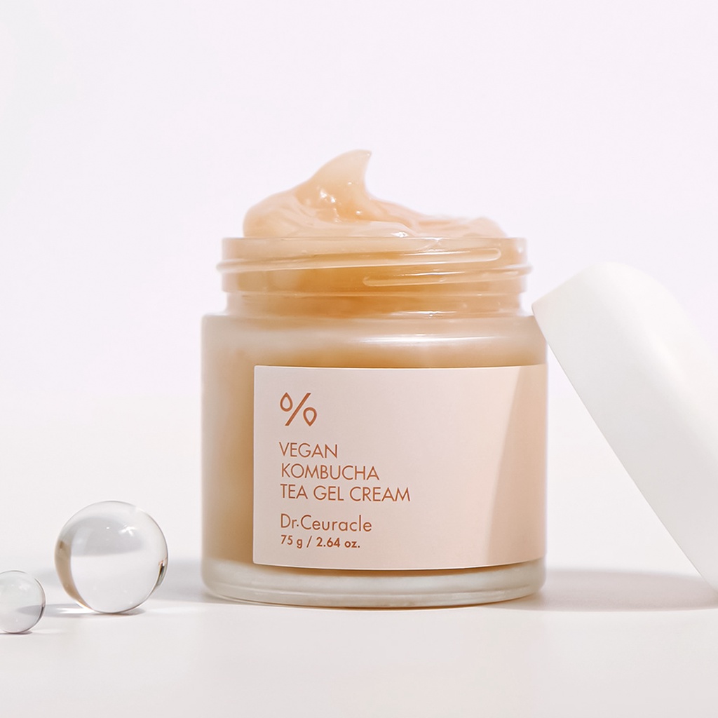 Kem Dưỡng Ngăn Ngừa Lão Hóa Dr.Ceuracle Vegan Kombucha Tea Gel Cream