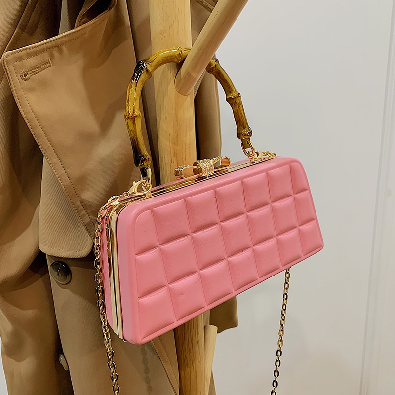 Túi Đeo Vai Dáng Vuông Cầm Tay Chất Liệu Acrylic Thời Trang Cho Nữ