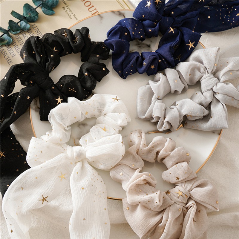 Dây Buộc Tóc Hình Ngôi Sao Xinh Xắn Cho Nữ