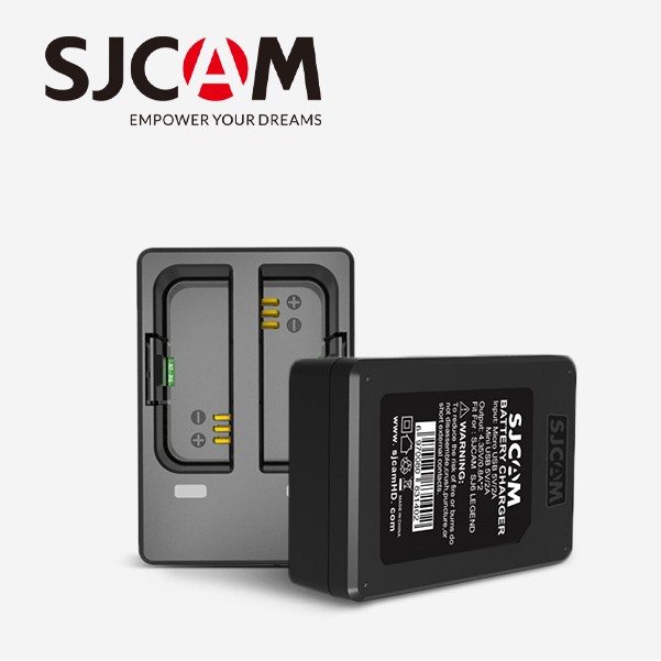 Dock Sạc Pin Đôi Kèm Cáp Cho Camera Hành Trình SJCAM SJ6 - Hãng Phân Phối Chính Thức