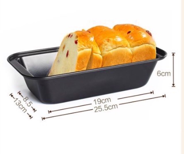 Khuôn loaf chữ nhật chống dính 25cm [Loại 1]