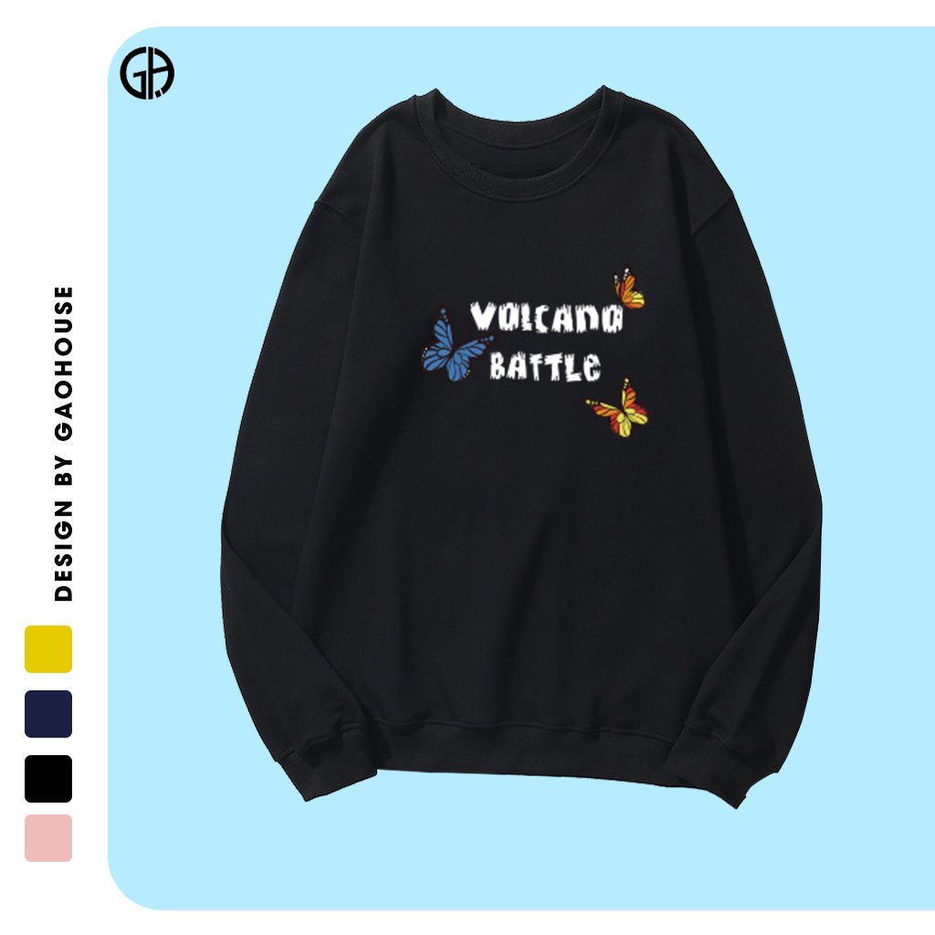 Áo Sweater Unisex Gạo House Volcano Battel - N56 | BigBuy360 - bigbuy360.vn