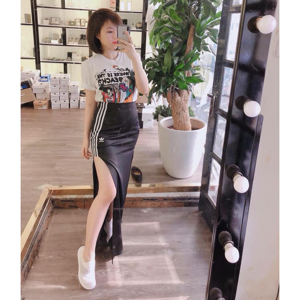 Váy thun das dáng dài hở bên, cực đep cho bạn lớn và mẹ. Chất cotton dáng ôm tôn dáng lắm.
