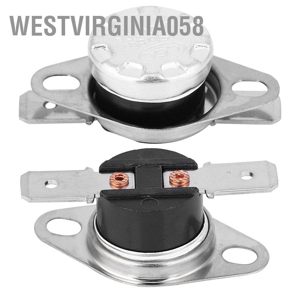 Westvirginia058 5 Pcs KSD301 Switch Temperature Control Thermostat Thermal 250V10A Normally Closed