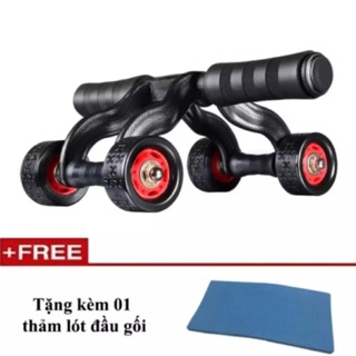 Con lăn tập cơ bụng 4 bánh cao cấp KAMA Ab Roller