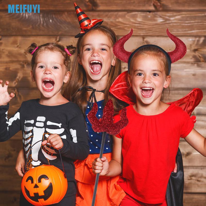 Băng đô cài tóc hình sừng quỷ hóa trang Halloween cho bé