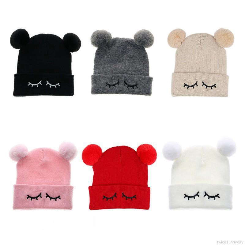 Mũ len ấm áp thời trang dễ thương cho bé