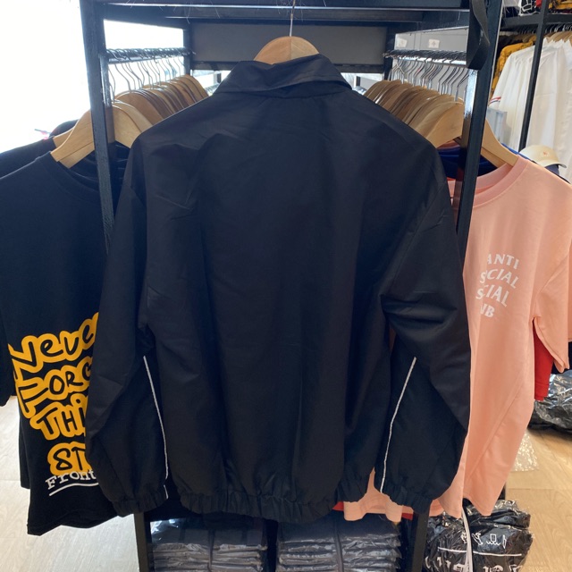 Áo khoác dù trơn sọc 2 lớp unisex form rộng phong cách hàn quốc đẹp | HD2000SHOP | BigBuy360 - bigbuy360.vn