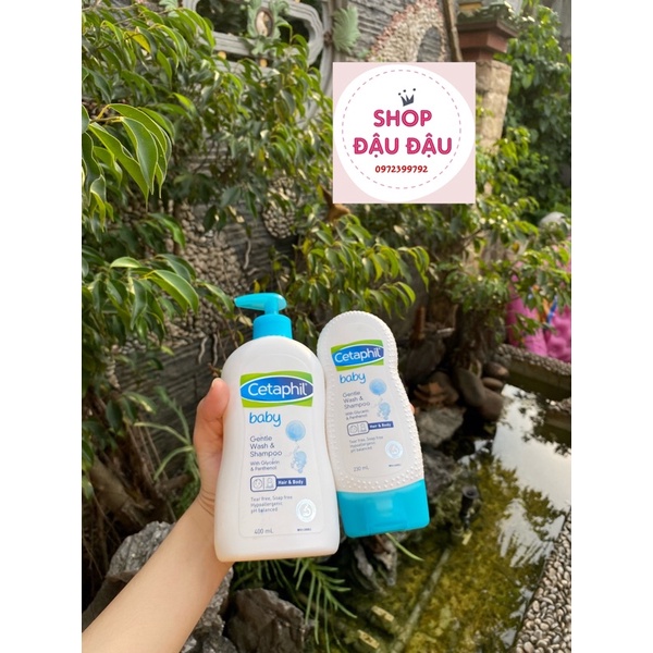 [MẪU MỚI] Sữa tắm dưỡng ẩm CETAPHIL BABY MOISTURIZING WASH &amp; BATH 230ml