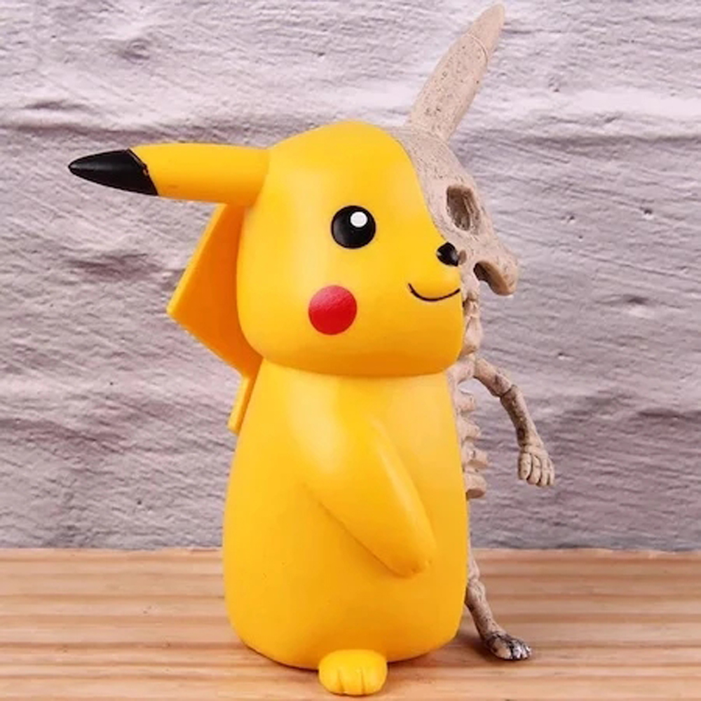 Mô Hình Đồ Chơi Nhân Vật Hoạt Hình Pikachu Bằng Pvc Nhiều Màu Sắc