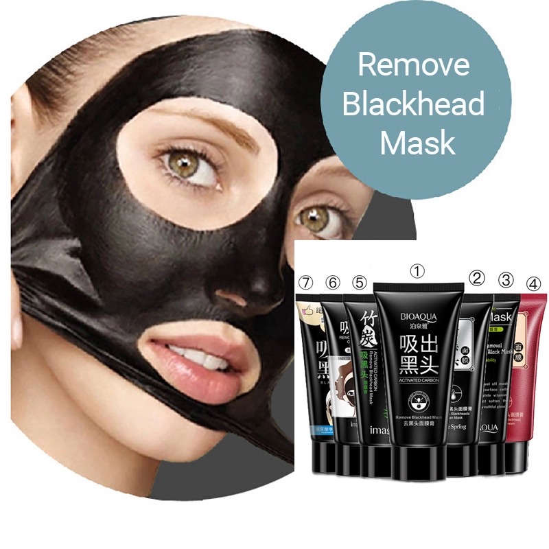BIOAQUA Blackhead Remover Nasal Mask Oil Control Skin Care Tear-off Mask Acne Shrink Pores