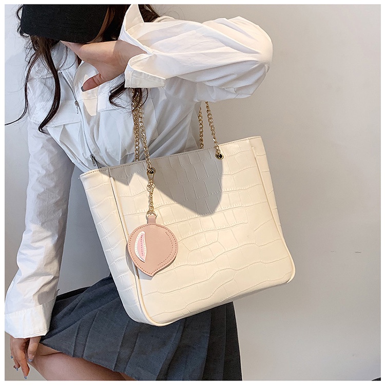 Túi tote da cho nữ Túi xách nữ dây xích cỡ lớn mẫu mới - Alicehousee