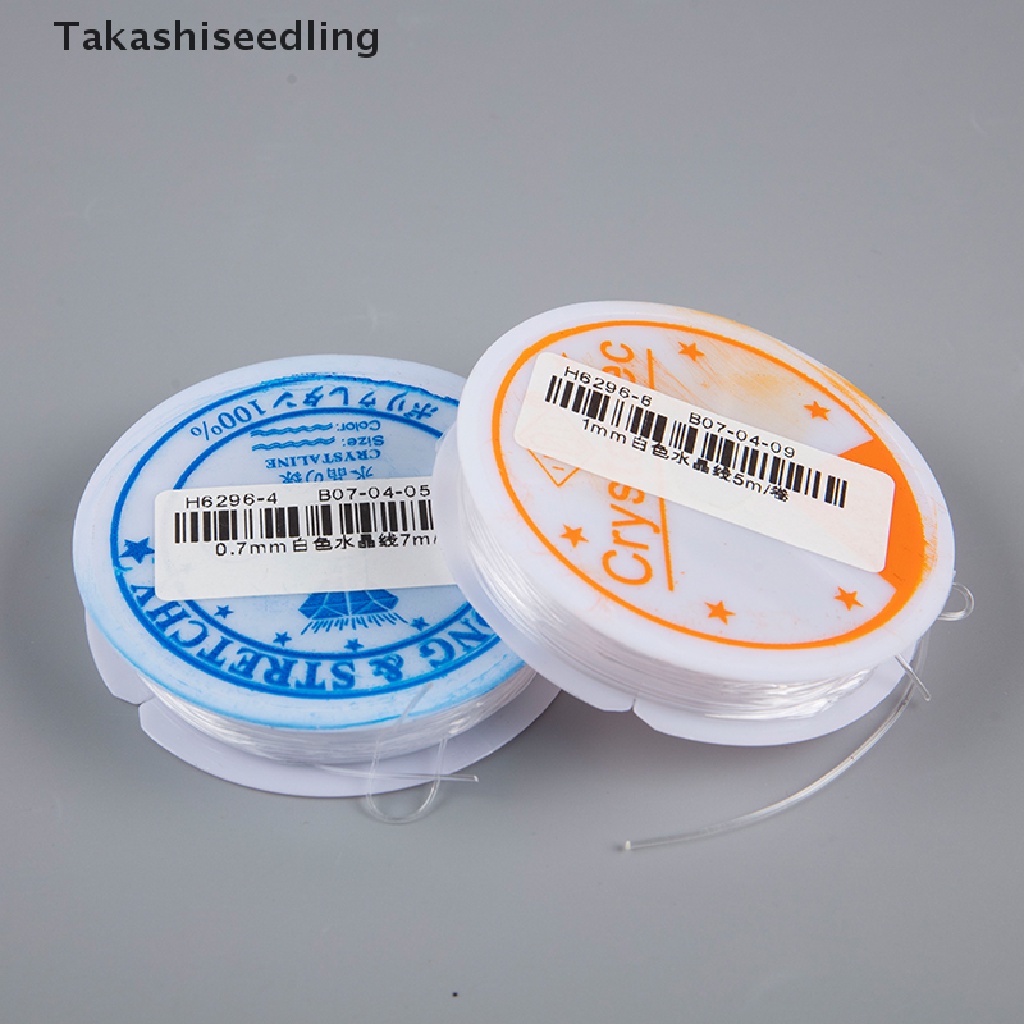 Cuộn Dây Làm Trang Sức Co Giãn Trong Suốt 0.4-1mm 12-5M