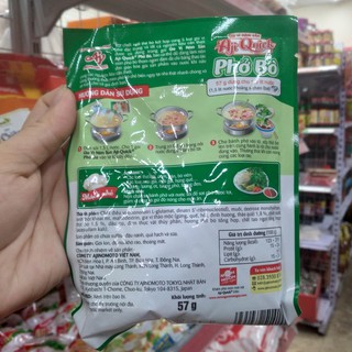 PHỞ BÒ BÚN BÒ HUẾ  AJI QUICK 57G
