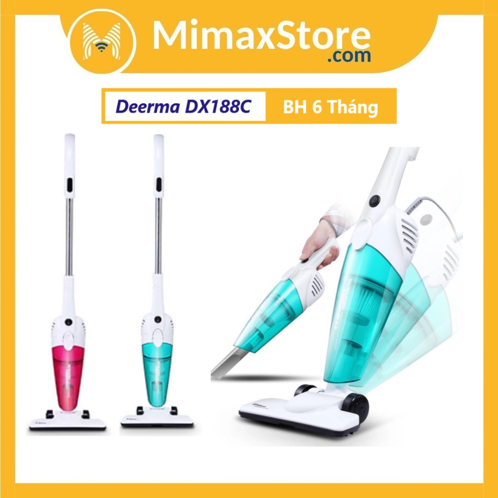 [Hỏa Tốc - HCM] Máy Hút Bụi Cầm Tay Deerma Vacuum Cleaner DX118C | Hàng Chính Hãng | Mimaxstore