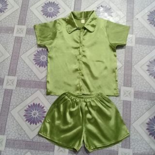 {sỉ3x] si 10b pizama phi lụa loại 1 đùi from 52kg