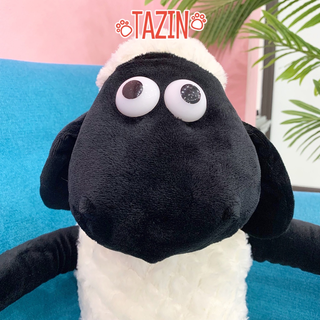 Gấu bông con cừu shaun the sheep cho bé, thú bông cừu cho bé cao cấp TAZIN