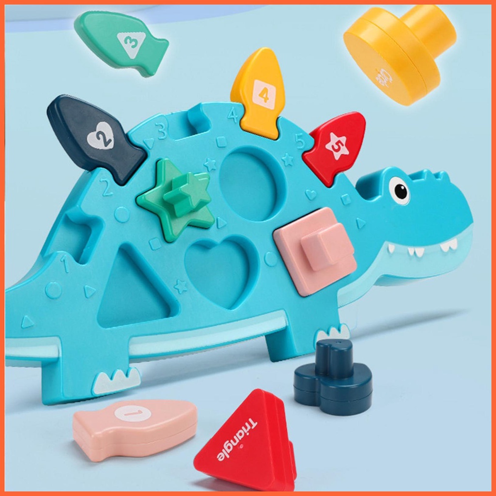 Mô Tơ Khủng Long Đồ Chơi Giáo Dục Montessori Cho Bé