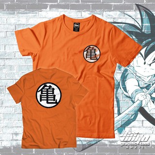 HOT- Áo thun Dragon Ball Z Shirt (Goku Turtle School) màu cam