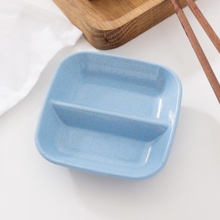 Bộ 3 Chén nước chấm 2 ngăn chất liệu từ lúa mạch
