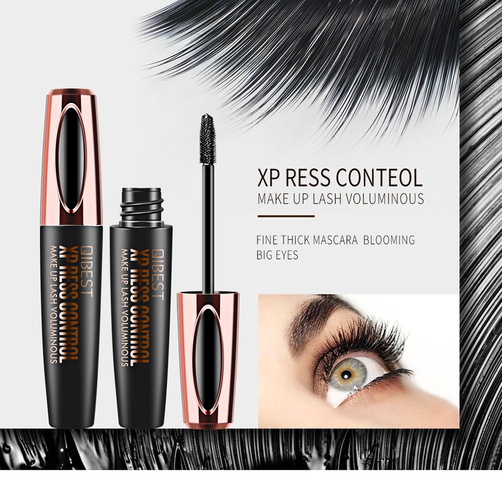 Mascara sợi tơ 4D QIBEST chống thấm lâu trôi tạo hàng mi đẹp | BigBuy360 - bigbuy360.vn