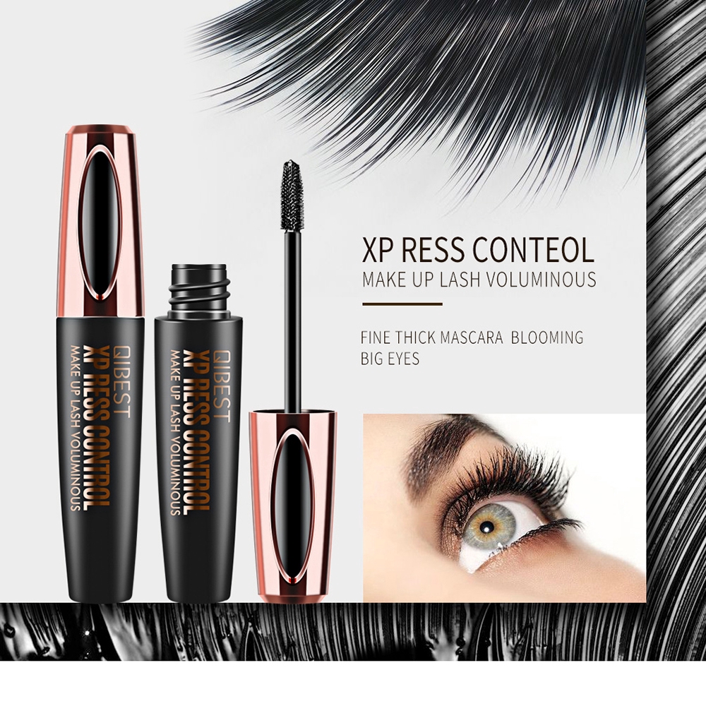 [Hàng mới về] Mascara Qibest 4D sợi lụa làm dài mi chống nước | WebRaoVat - webraovat.net.vn