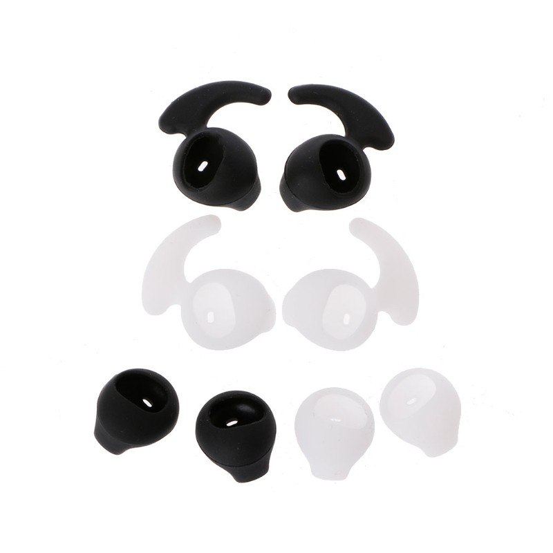 Kiki. 4 Pairs Silicone Eartip Earbud For Samsung S6/S7 Level U EO-BG920 Bluetooth Earphone