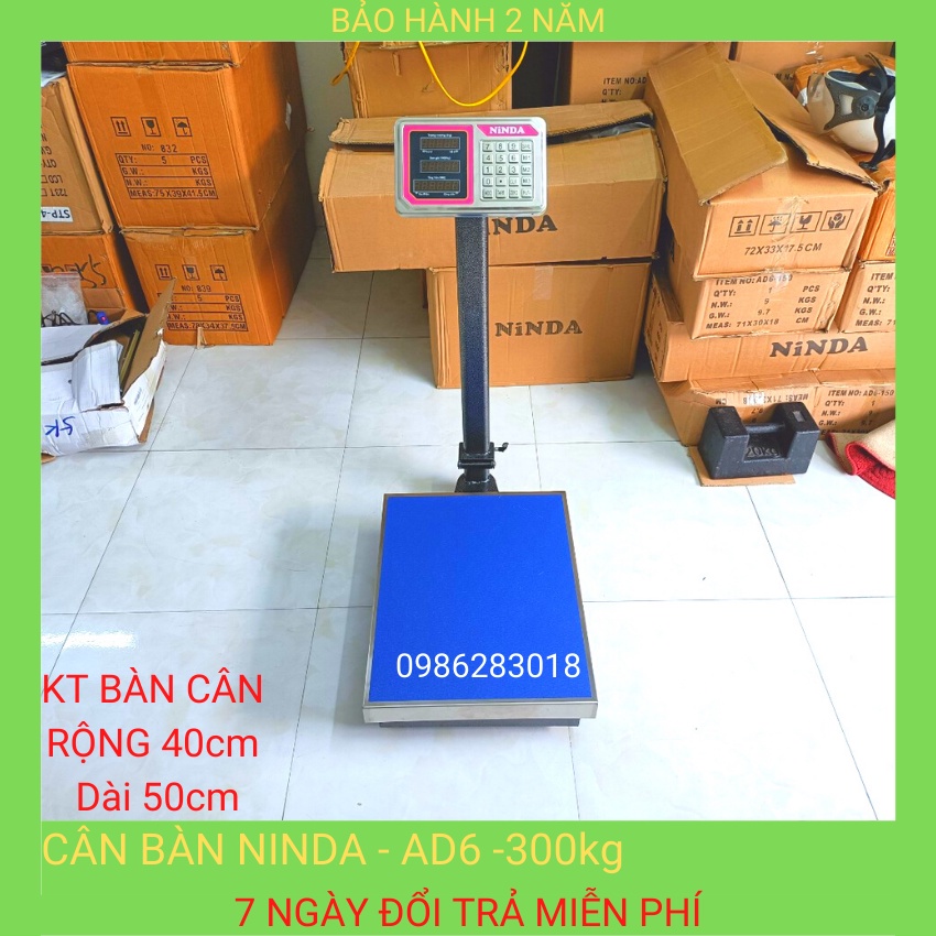 Cân điện tử tính tiền cao cấp dùng cho cân hàng hóa nông sản cân bàn 300Kg - BH 12Tháng