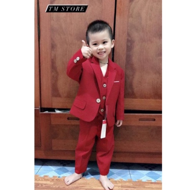 Bộ vest bé trai