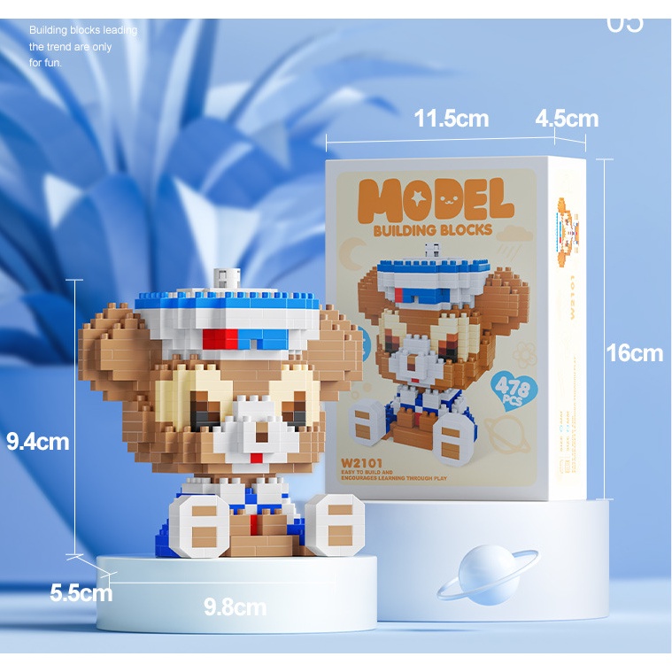 MÔ HÌNH LẮP RÁP MINI 3D NHÂN VẬT HOẠT HÌNH ĐÁNG YÊU CHO BÉ - ĐỒ CHƠI XÉP HÌNH CHO BÉ