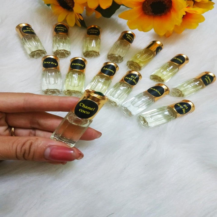 Tinh dầu nước hoa Dubai dạng lăn chai 5ml 12ml thơm lâu sang trọng nhỏ gọn - Tinh dầu Dubai nam nữ cao cấp