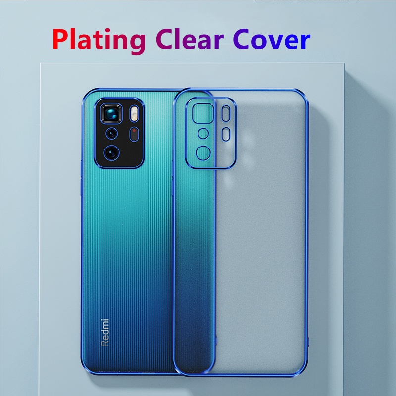 Ốp Lưng Mạ Trong Suốt Cho RedMi Note 13 Pro+ 12 Pro+ 5G 11 Pro 11s 10 Pro 10s 9 Pro 9s 8 Pro