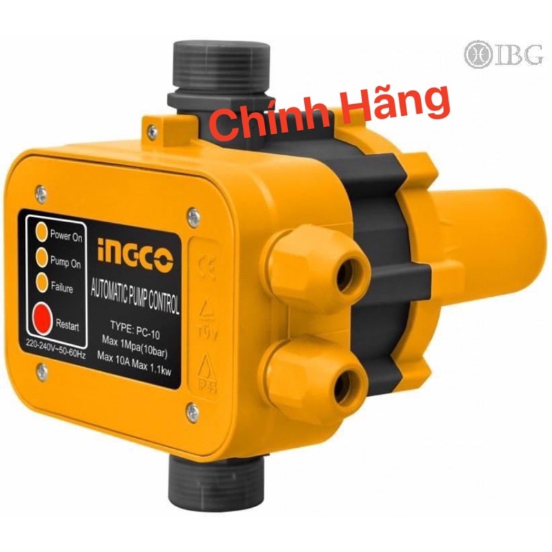 INGCO Rờ le tự động bơm nước bằng áp suất WAPS001 (Cam kết Chính Hãng 100%)