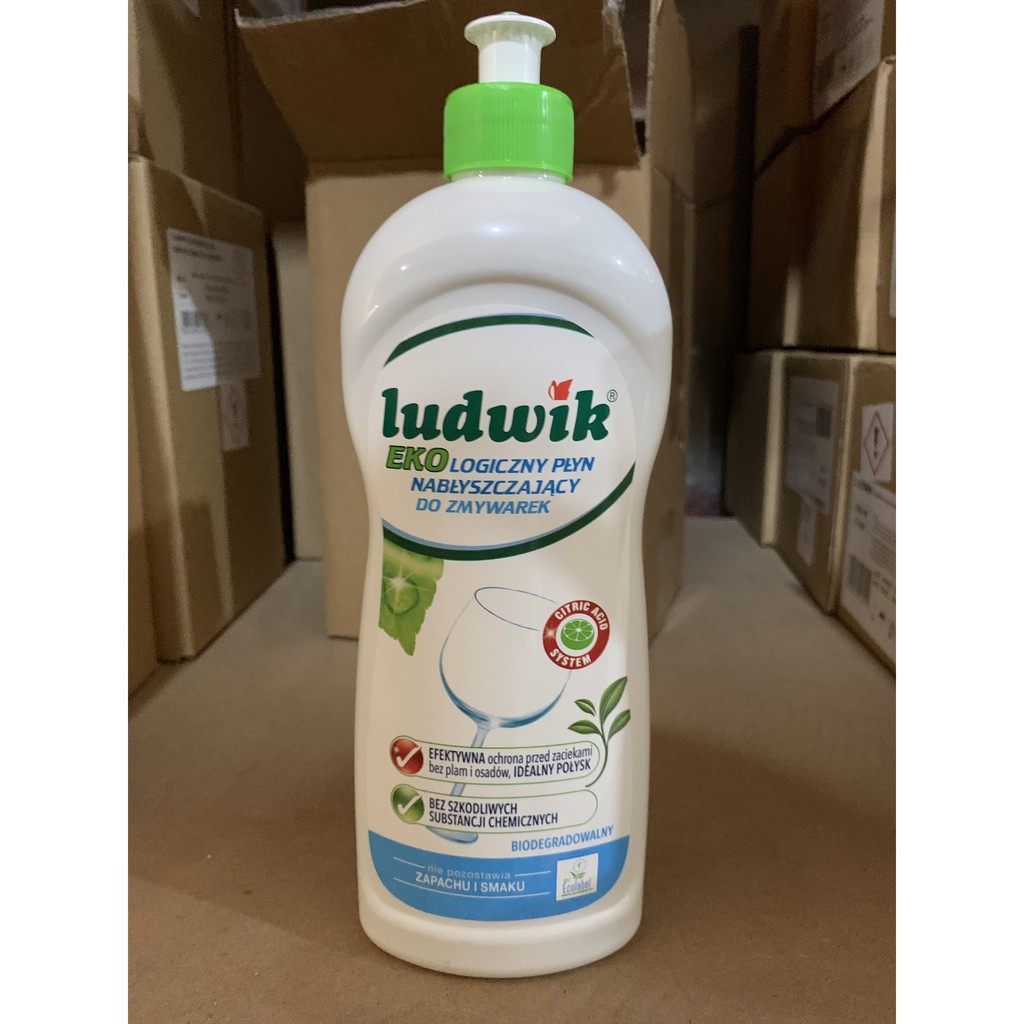 Dung dịch làm bóng chén bát cho máy rửa bát Ludwik Eco 500ml