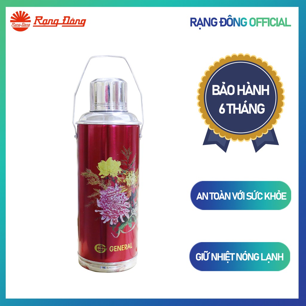 ShopRD Phích nước, phích đựng nước nóng 2 Lít Vỏ sắt RẠNG ĐÔNG Model: RD 2035 S1