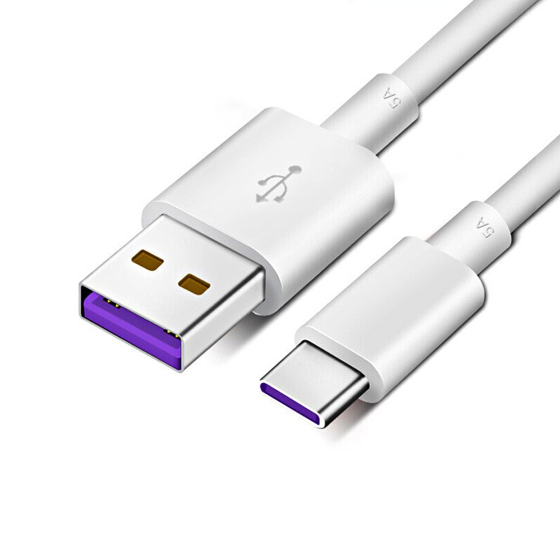 Cáp sạc nhanh chính hãng 5A dùng cho điện thoại Iphone, Android, Type-C, dài 1.5m