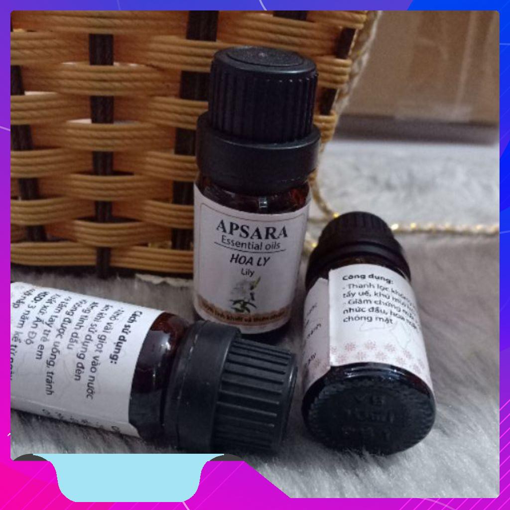 Sale sốc combo 3 lọ tinh dầu xông 10ml hương hoa ly. Tinh dầu cao cấp dùng tại spa. Nhiều tác dụng tốt cho sức khoẻ