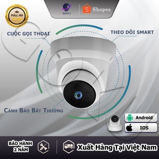 Camera wifi 1080P-2.0MP Camera giám sát thông minh kèm thẻ nhớ