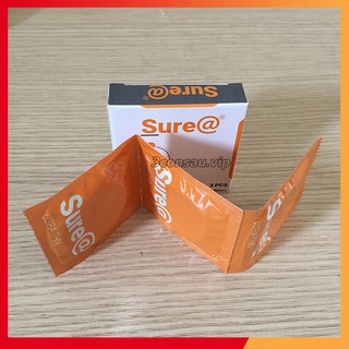 Bao Cao Su SURE ULTRA Siêu Mỏng Hàng Việt Nam Chất Lượng Cao (Số Lượng 1 BCS)