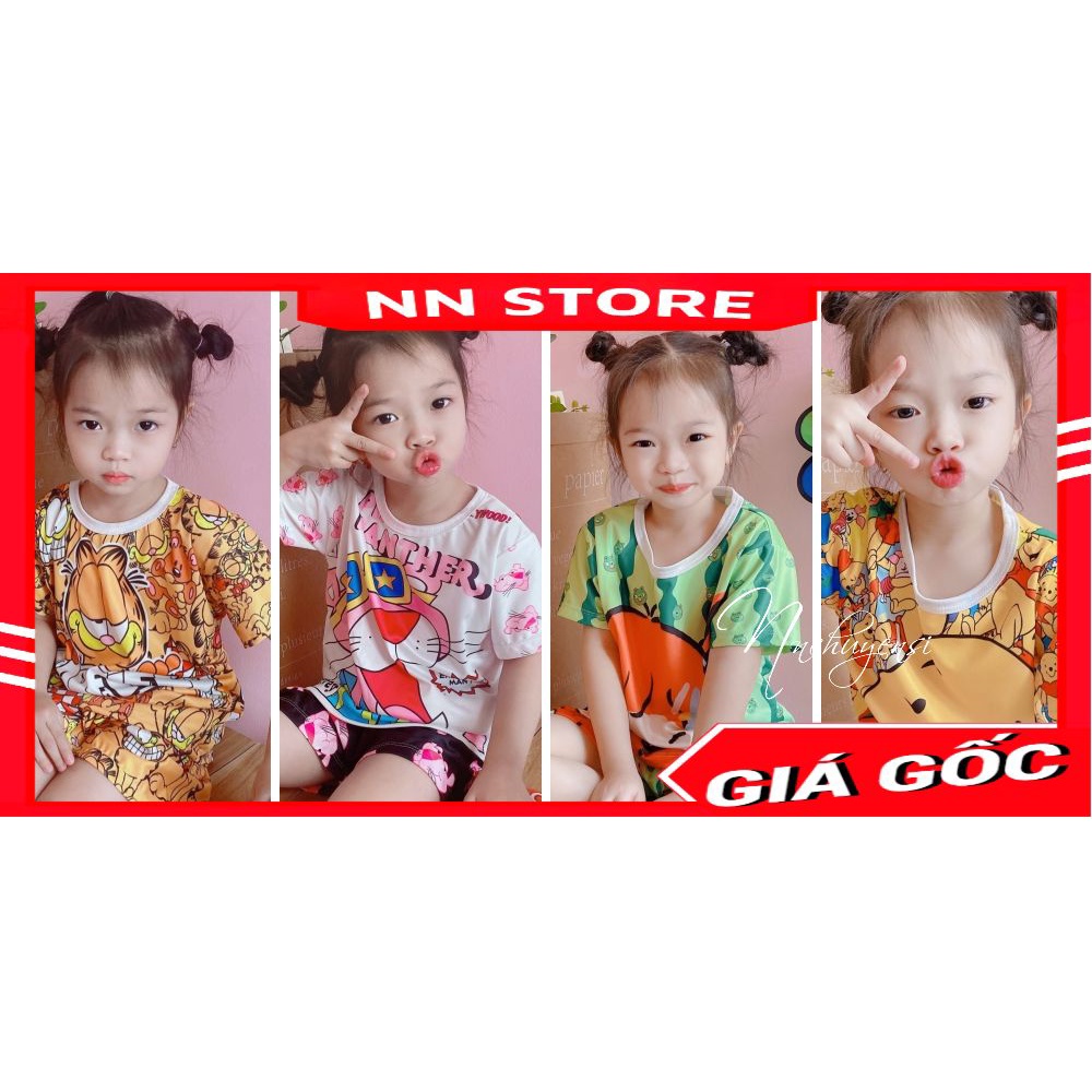 COMBO 3 BỘ 100K ❤ MUA TRÊN LIVE ❤ ĐỒ BỘ HOẠT HÌNH CHO BÉ TRAI BÉ GÁI DƯỚI 35KG
